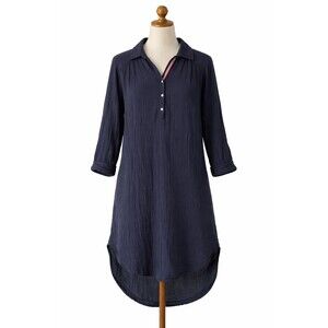 knee length dresses for ladies Nicole, Henley Dress, Gray Melange  ReLoved by Frank & Eileen